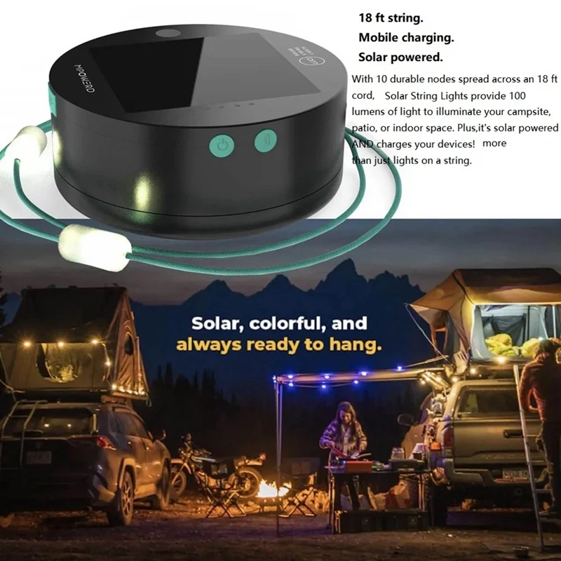 Outdoor Camping Light Solar String Lights LED Camping Lamp Phone Charger Outdoor Gadgets Camping Equipment
Outdoor Camping Light Solar String Lights LED Camping Lamp Phone Charger Outdoor Gadgets Camping Equipment