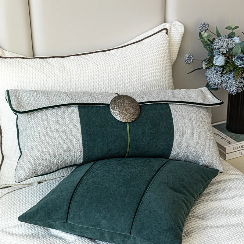 Наволочка для декоративной подушки 30x50/48x48/50x50 см, зеленая, с тиснением, в стиле легкой роскоши, для дома и отеля, декоративная наволочка для поясничной подушки
Наволочка для декоративной подушки 30x50/48x48/50x50 см, зеленая, с тиснением, в стиле легкой роскоши, для дома и отеля, декоративная наволочка для поясничной подушки