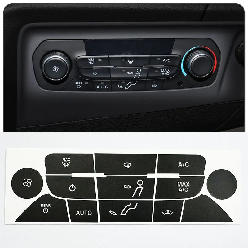 Air conditioning control switch button repair sticker for Ford Tourneo Custom 2016-2020
Air conditioning control switch button repair sticker for Ford Tourneo Custom 2016-2020