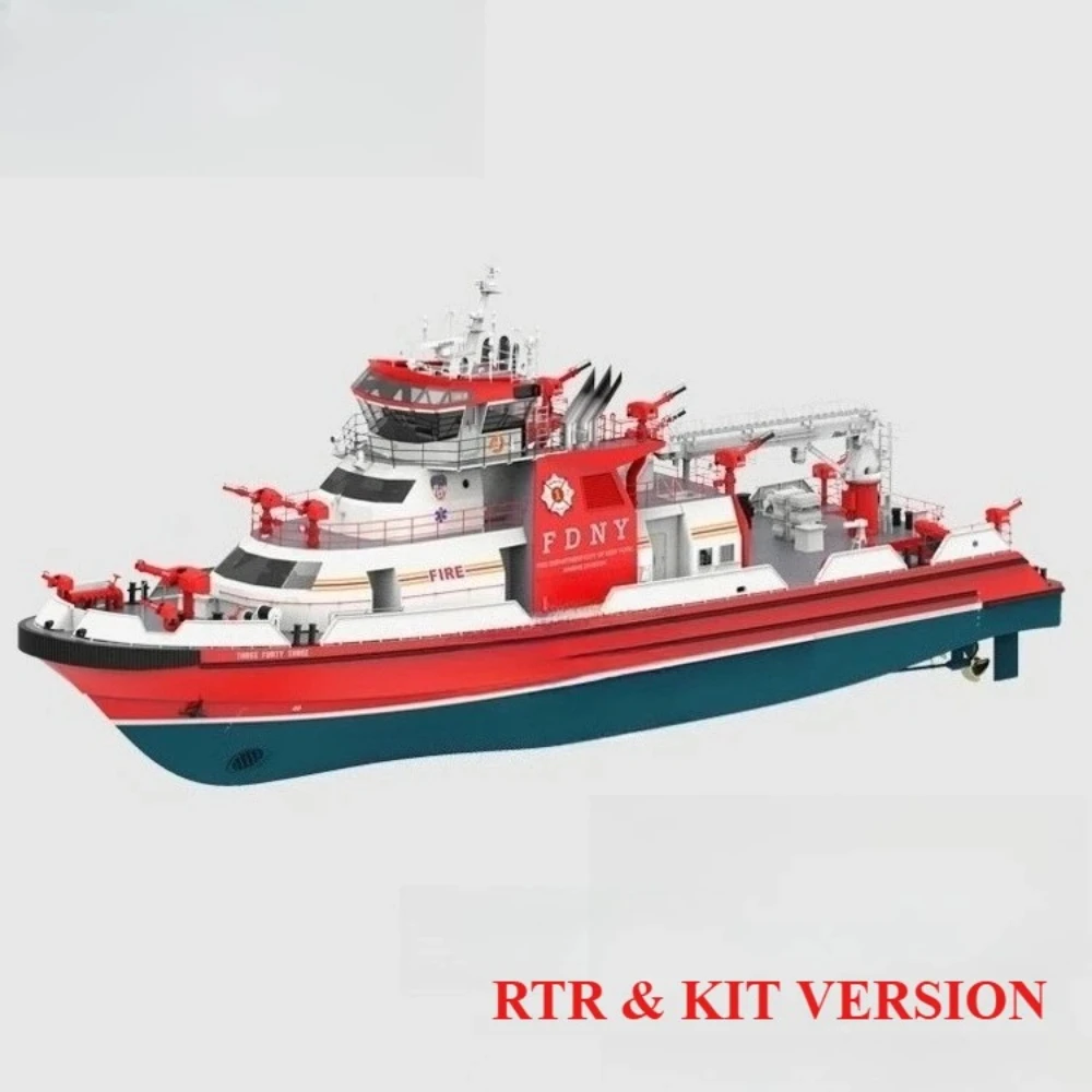 RC Boat 1:35 RTR and KIT Version Fireboat Model Brushless or Brushed Motor Working Boat Remote Control Rescue Boat Model Toy
RC Boat 1:35 RTR and KIT Version Fireboat Model Brushless or Brushed Motor Working Boat Remote Control Rescue Boat Model Toy