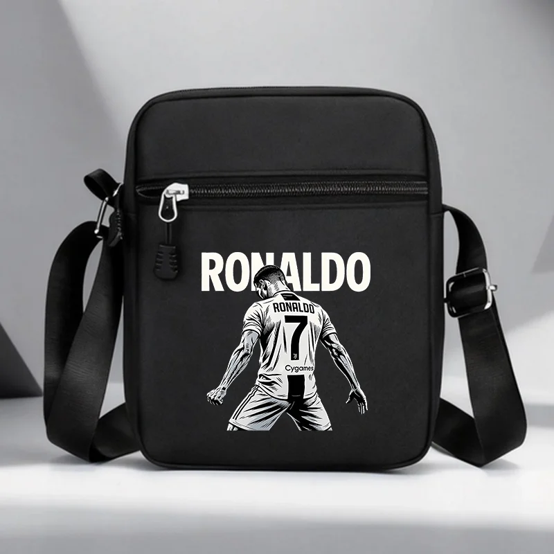 Football Star Series Messenger Crossbody Bags Black Ronaldos Casual Shoulder Bag for Man CR7 Merch Fashion Birthday Gift
Football Star Series Messenger Crossbody Bags Black Ronaldos Casual Shoulder Bag for Man CR7 Merch Fashion Birthday Gift