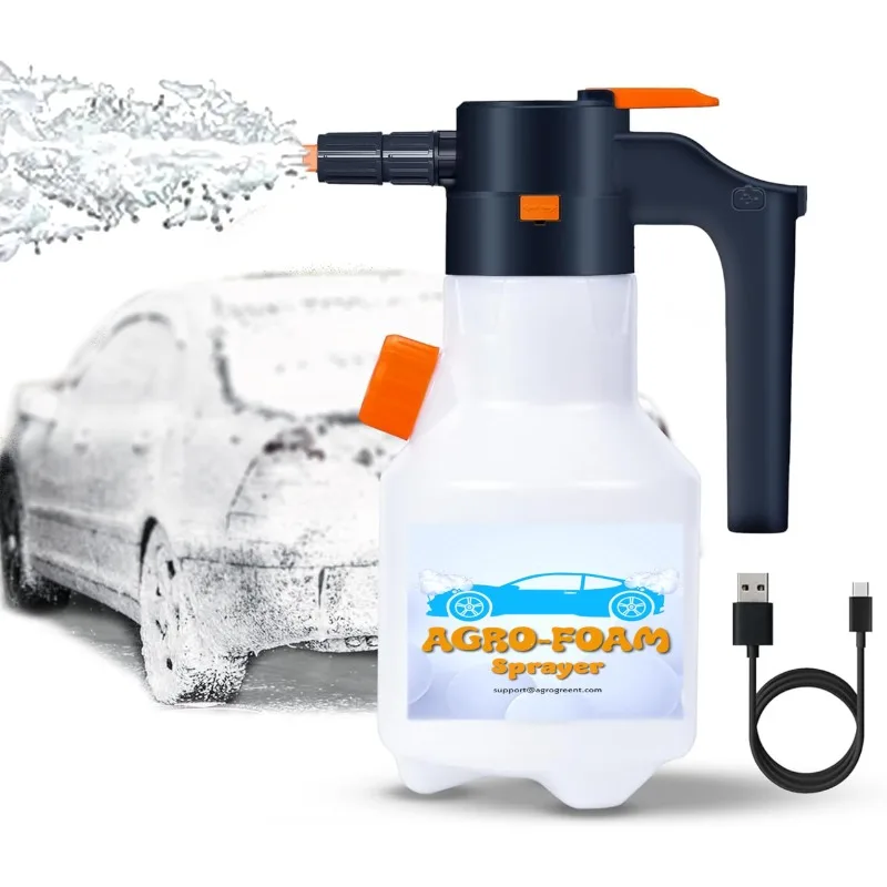 Wireless Electric Foam Sprayer High-efficiency Air Pressure Snow Foam Car Wash Spray Cleaning Gun Watering Flowers 2L Spray Pot
Wireless Electric Foam Sprayer High-efficiency Air Pressure Snow Foam Car Wash Spray Cleaning Gun Watering Flowers 2L Spray Pot