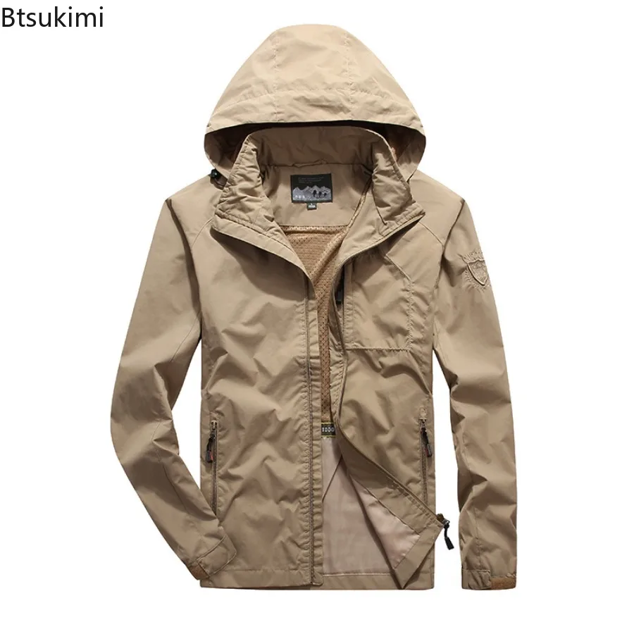 Camping Hiking Jackets Spring Autumn Men's Outdoor Sport Breathable Hooded Coats Climbing Trekking Windbreaker Waterproof Jacket
Camping Hiking Jackets Spring Autumn Men's Outdoor Sport Breathable Hooded Coats Climbing Trekking Windbreaker Waterproof Jacket