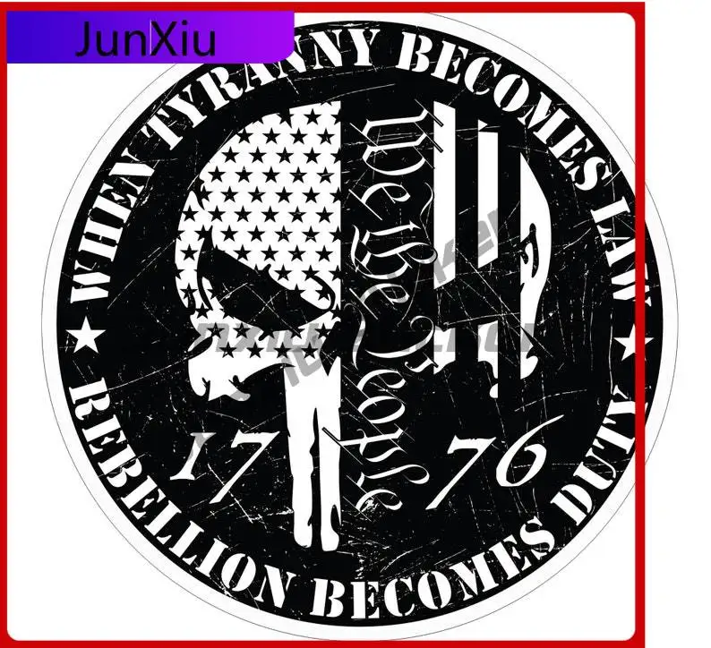 Tyranny Becomes Law Rebellion Becomes Duty 2nd Amendment 1776 Decal Patriot Sticker Waterproof Anti Scratch Exterior Accessories
Tyranny Becomes Law Rebellion Becomes Duty 2nd Amendment 1776 Decal Patriot Sticker Waterproof Anti Scratch Exterior Accessories