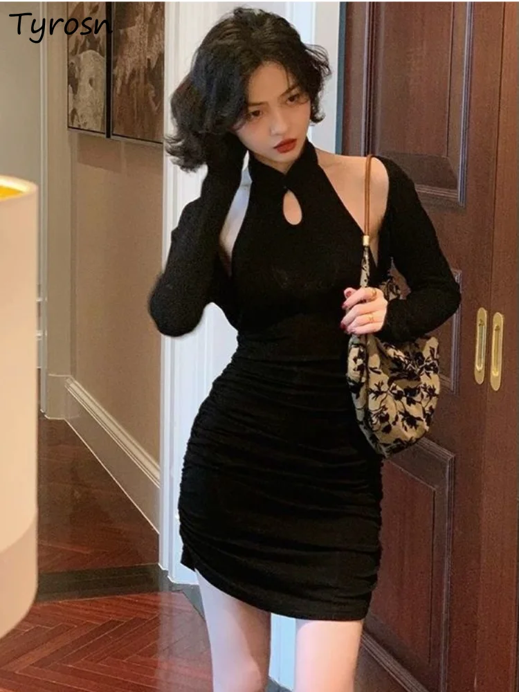 Женские комплекты платьев с воротником-стойкой, тонкие, традиционные, в китайском стиле, элегантные, весенние, в стиле ретро, сексуальные, женские, простые, шикарные, с плечами, на каждый день
Женские комплекты платьев с воротником-стойкой, тонкие, традиционные, в китайском стиле, элегантные, весенние, в стиле ретро, сексуальные, женские, простые, шикарные, с плечами, на каждый день