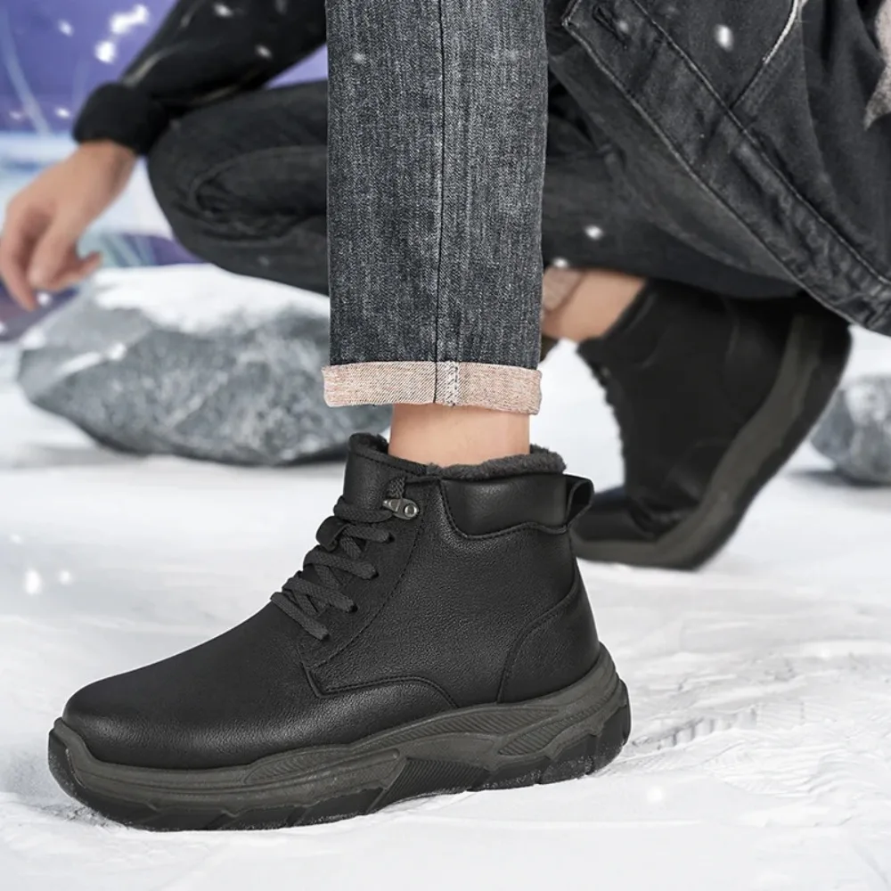 High Top Men's Boots New Warm Plush Snow Boots Hiking Boots Outdoor Anti-Slip Ankle Boots Men's Winter Casual Sneakers Plus Size
High Top Men's Boots New Warm Plush Snow Boots Hiking Boots Outdoor Anti-Slip Ankle Boots Men's Winter Casual Sneakers Plus Size
