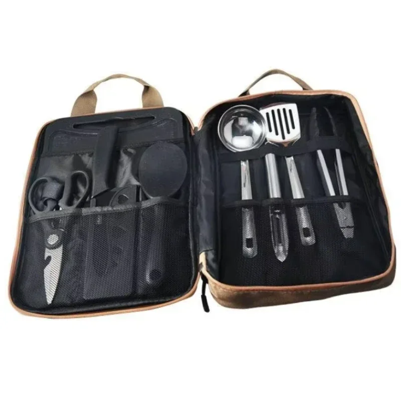 Travel Utensils Set 8-Piece Set Comes with A Full Set of Thickened Cookware Storage Kit Cutlery Portable Camping Supplies Tool
Travel Utensils Set 8-Piece Set Comes with A Full Set of Thickened Cookware Storage Kit Cutlery Portable Camping Supplies Tool