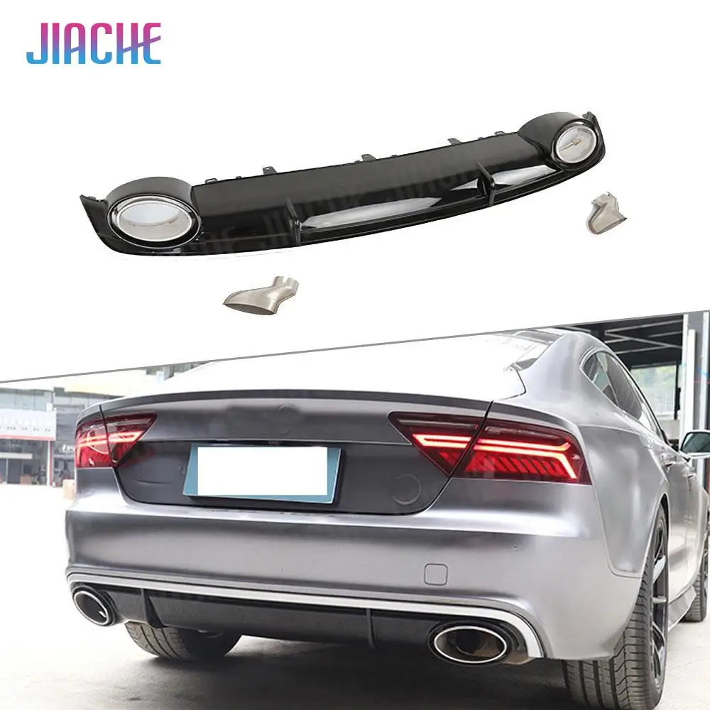 PP Rear Lip Diffuser Spoiler For Audi A7 Sport 2016 2017 2018 RS7 Style Car Bumper Protector Back Bumper Trim Cover Car Styling
PP Rear Lip Diffuser Spoiler For Audi A7 Sport 2016 2017 2018 RS7 Style Car Bumper Protector Back Bumper Trim Cover Car Styling