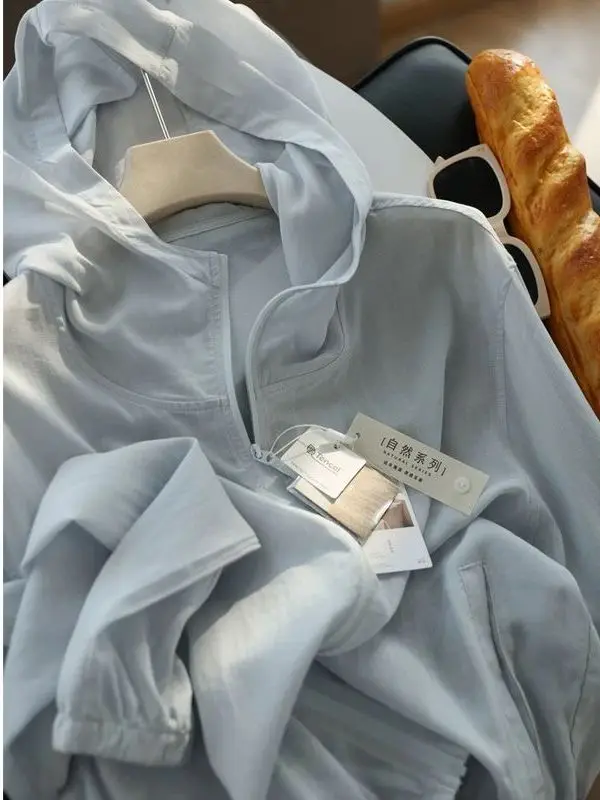 plus Size Korean Style Thin Hooded Sun Protection Jacket Women's Summer Loose Matching Sunscreen Shirt Casual Zipper Closure
plus Size Korean Style Thin Hooded Sun Protection Jacket Women's Summer Loose Matching Sunscreen Shirt Casual Zipper Closure