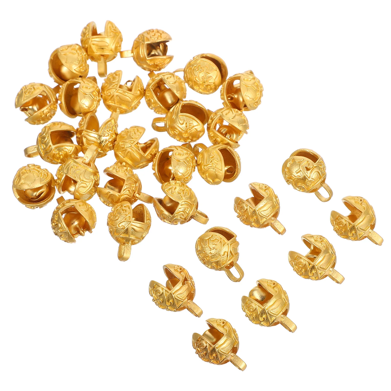 30 шт. колокольчик с головой тигра, украшения для собачьего ошейника, очаровательные колокольчики из золотого сплава для колокольчиков 
30 шт. колокольчик с головой тигра, украшения для собачьего ошейника, очаровательные колокольчики из золотого сплава для колокольчиков