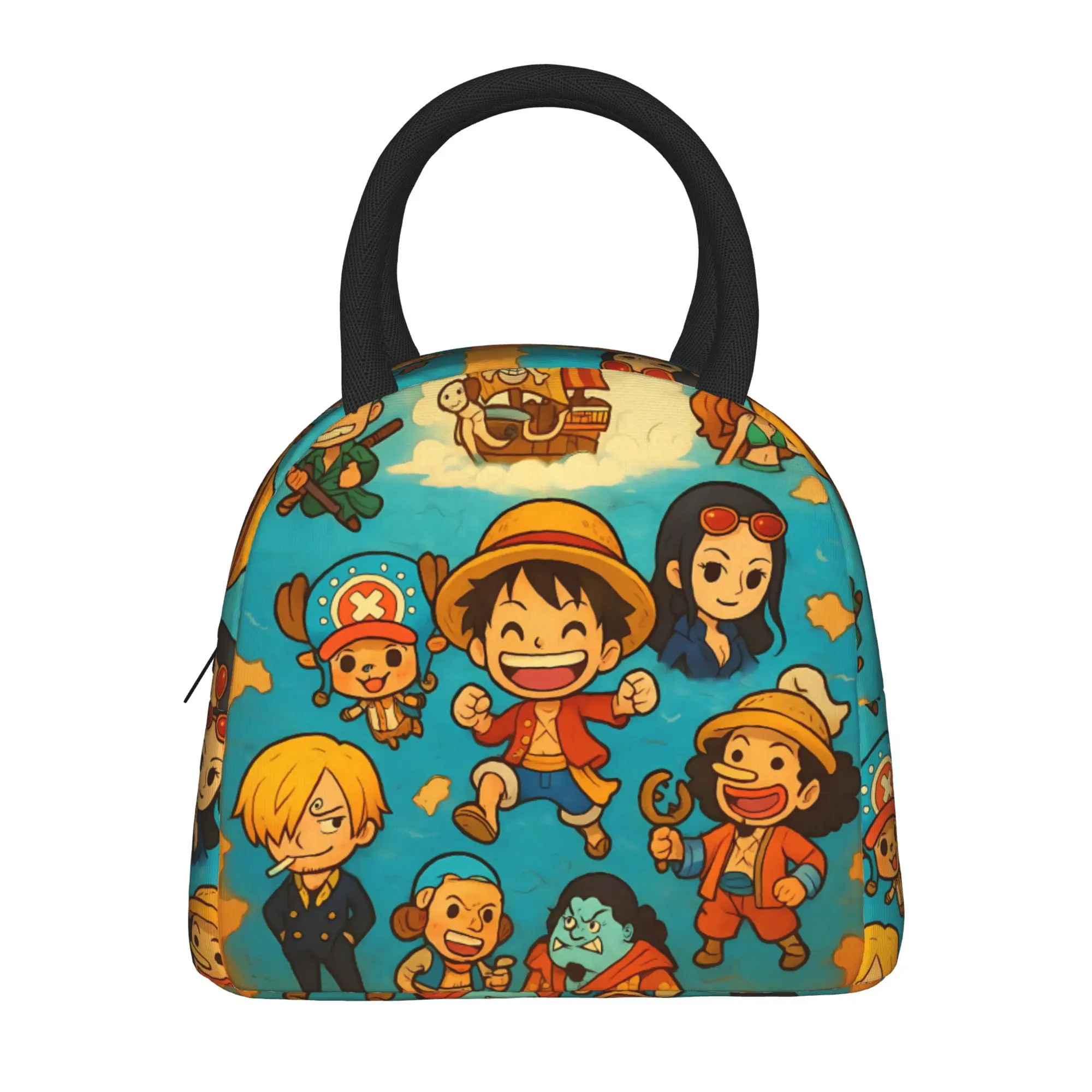 Orange Chibi Full Team One Piece Lunch Bag Portable Insulated Lunch Box Women Travel Print Cooler Bag Thermal Tote Handbags
Orange Chibi Full Team One Piece Lunch Bag Portable Insulated Lunch Box Women Travel Print Cooler Bag Thermal Tote Handbags