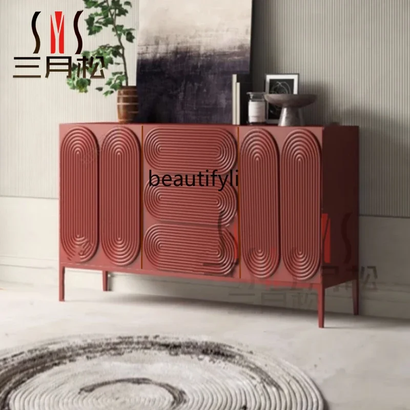 Nordic paint dining side cabinet personalized art entry porch cabinet storage locker3286
Nordic paint dining side cabinet personalized art entry porch cabinet storage locker3286