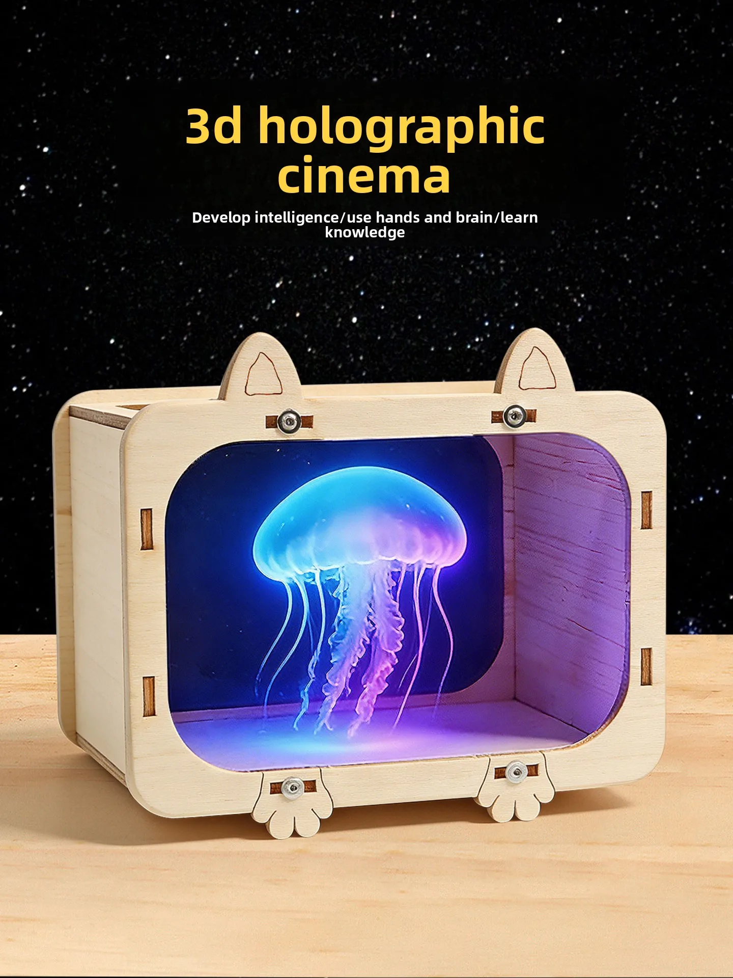 Детский набор для увлекательных научных экспериментов: 3D-голографический кинотеатр, обучающие пособия, полный комплект игрушек и образовательных инструментов
Детский набор для увлекательных научных экспериментов: 3D-голографический кинотеатр, обучающие пособия, полный комплект игрушек и образовательных инструментов