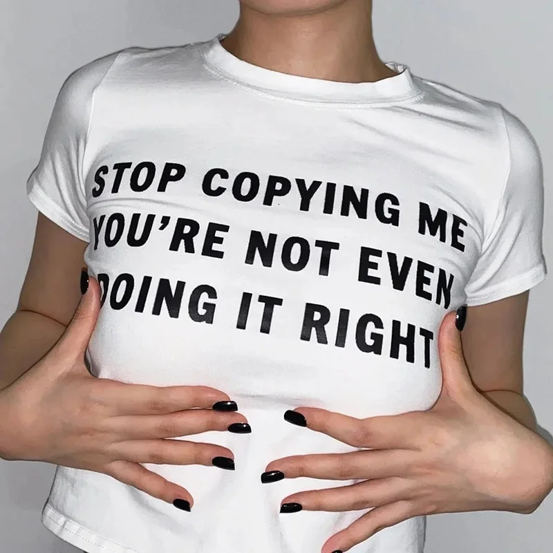 Y2k style Aesthetic Slim Fit Punk Emo Girls Sexy Tee Gothic Vintage White Crop Tops Hip Hop Women Streetwear Short Sleeve
Y2k style Aesthetic Slim Fit Punk Emo Girls Sexy Tee Gothic Vintage White Crop Tops Hip Hop Women Streetwear Short Sleeve
