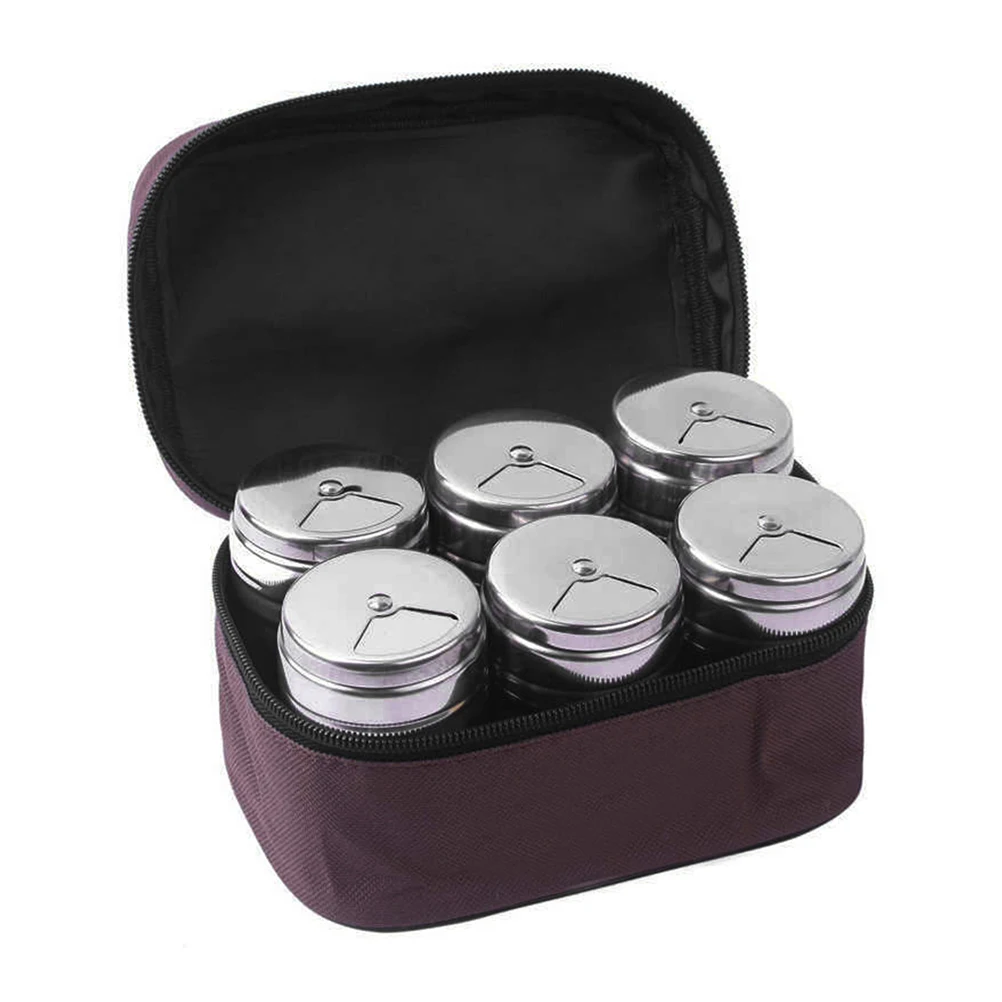 Portable Spice Shaker Set Salt Pepper Condiment Bottles for BBQ Camping Stainless Steel Spice Jars Adjustable Lids Kitchen
Portable Spice Shaker Set Salt Pepper Condiment Bottles for BBQ Camping Stainless Steel Spice Jars Adjustable Lids Kitchen