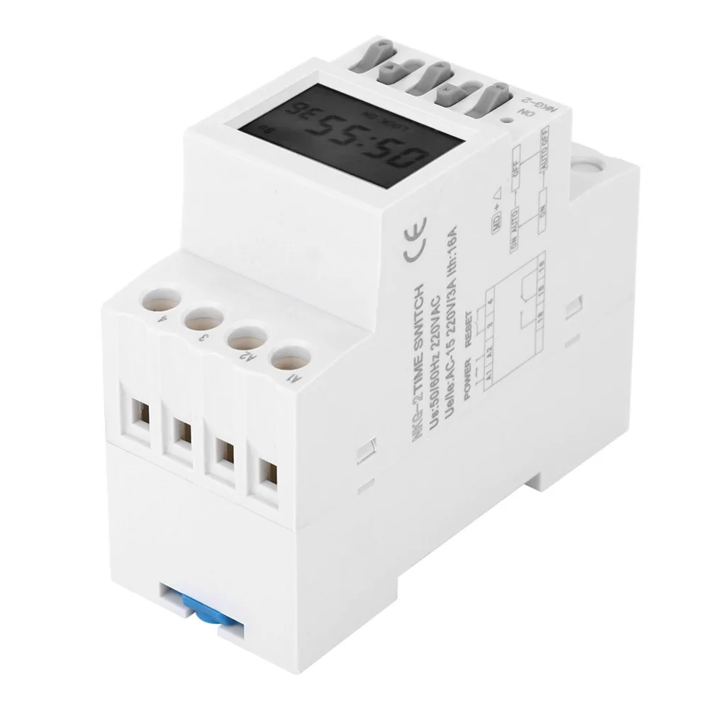 Таймер NKG-2 для монтажа на DIN-рейку, AC220V, микрокомпьютерный, автоматический, программируемый, 1с-168ч, для школьного звонка
Таймер NKG-2 для монтажа на DIN-рейку, AC220V, микрокомпьютерный, автоматический, программируемый, 1с-168ч, для школьного звонка