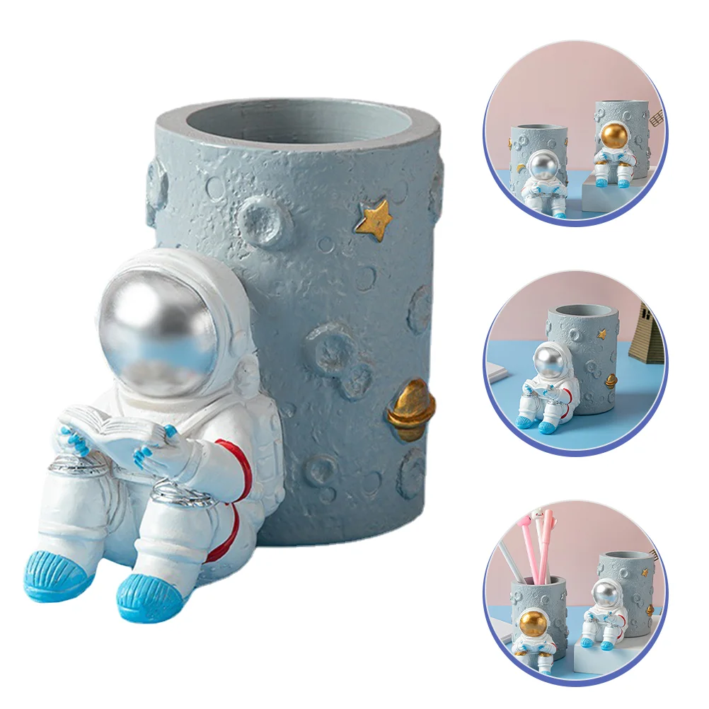 Pen Holder Resin for Kids Display Shelf Astronaut Figurine Nice Gift Pencil Cup Supplies Container Storage
Pen Holder Resin for Kids Display Shelf Astronaut Figurine Nice Gift Pencil Cup Supplies Container Storage