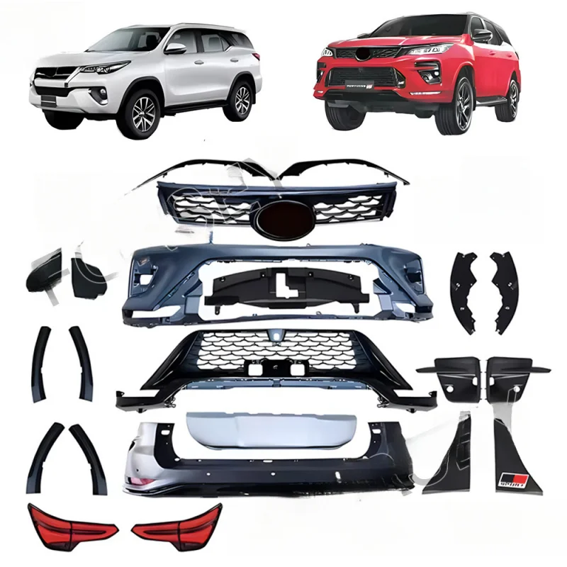 Подходит для модернизации Toyota Fortuner 2016 года до модели 2021 года с комплектом светящегося обвеса.
Подходит для модернизации Toyota Fortuner 2016 года до модели 2021 года с комплектом светящегося обвеса.