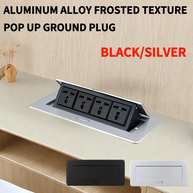 Office Pop-Up Socket USB HDMI Ethernet Type-C - Aluminum Alloy Slow-Rise Embedded Desk Outlet EU/US Version
Office Pop-Up Socket USB HDMI Ethernet Type-C - Aluminum Alloy Slow-Rise Embedded Desk Outlet EU/US Version
