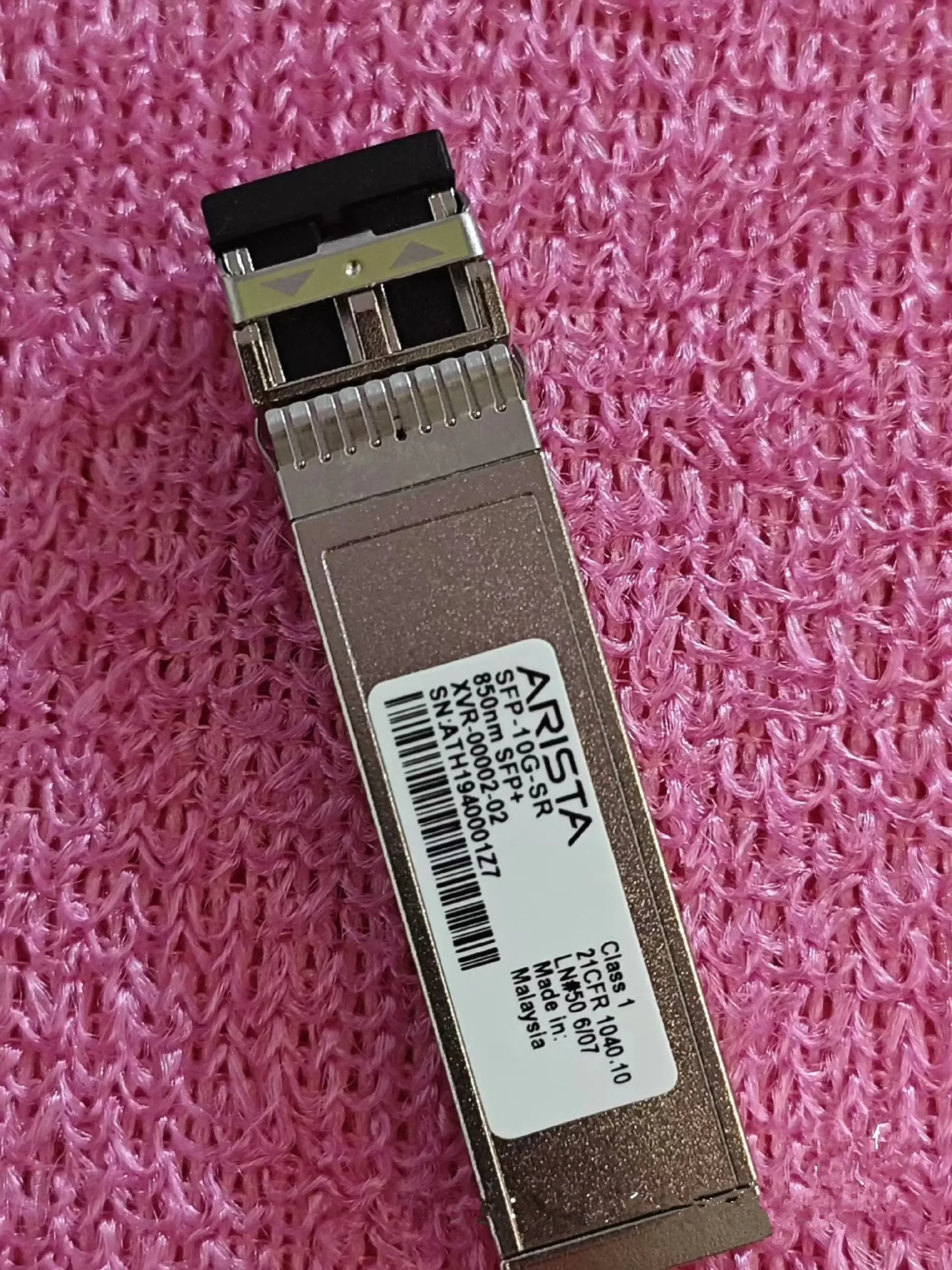 Arista SFP 10G SR 850NM SFP+ XVR-10001-20 XVR-00002-02 Arista 10g Transceiver
Arista SFP 10G SR 850NM SFP+ XVR-10001-20 XVR-00002-02 Arista 10g Transceiver