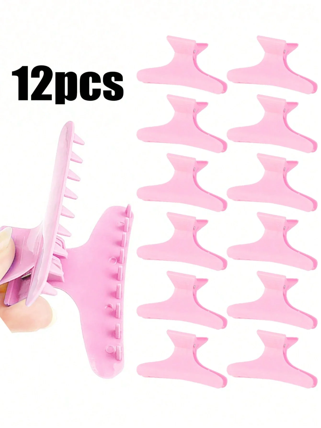 12pcs Professional Alligator Hair Clips Dual Hinge Wide Tooth Salon Hair Accessories
12pcs Professional Alligator Hair Clips Dual Hinge Wide Tooth Salon Hair Accessories