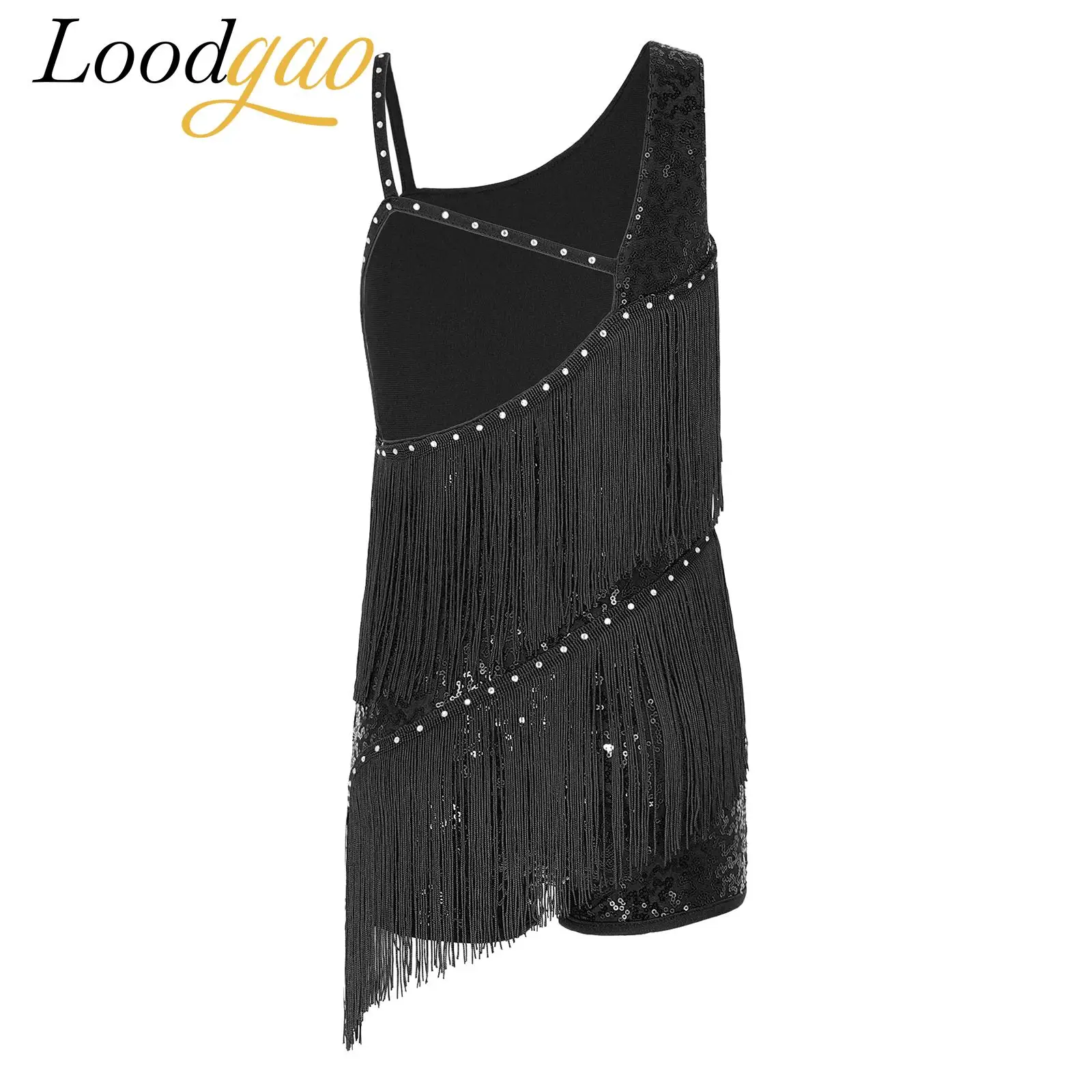 Kids Girls Shiny Tassel Latin Dance Dress Sleeveless Salsa Tango Jazz Samba Ballroom Dance Fringe Dress Children's Dancewear
Kids Girls Shiny Tassel Latin Dance Dress Sleeveless Salsa Tango Jazz Samba Ballroom Dance Fringe Dress Children's Dancewear