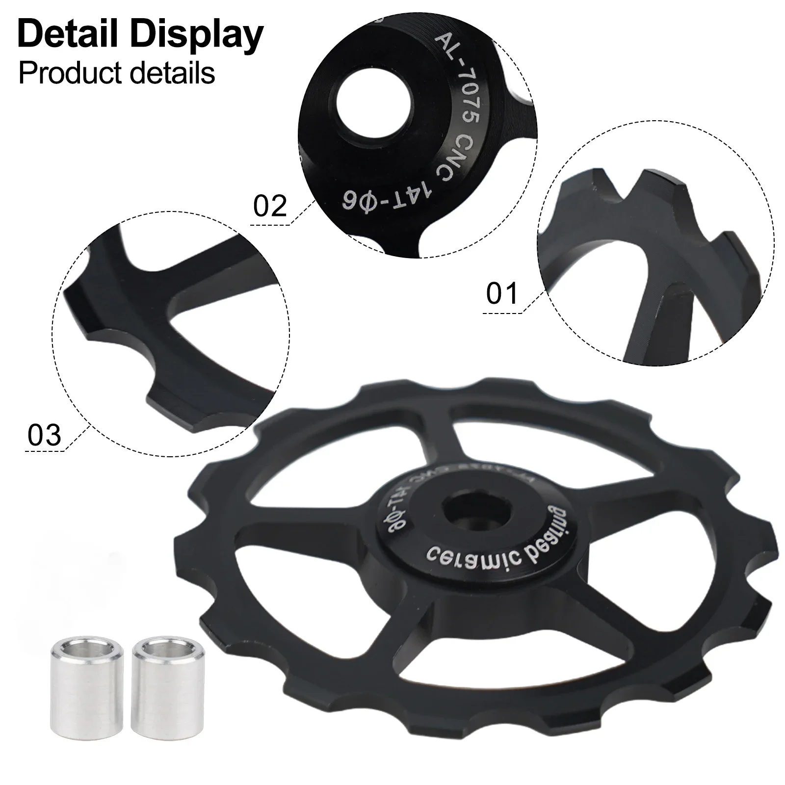 Road Bike Bicycle Rear Derailleur Ceramic Wheel Pulley 10T/11T/12T/13T/14T/15T/16T/17T Cycling Accessories
Road Bike Bicycle Rear Derailleur Ceramic Wheel Pulley 10T/11T/12T/13T/14T/15T/16T/17T Cycling Accessories
