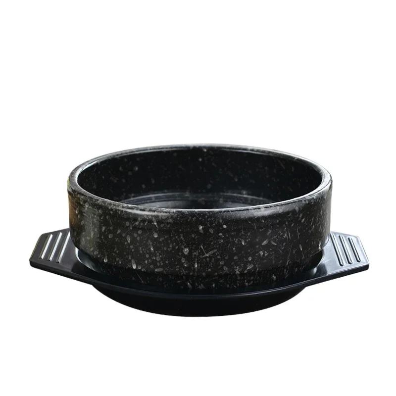 *Stone pot bibimbap special Korean cuisine Maifan stone pot big miso soup commercial bowl ceramic small casserole
*Stone pot bibimbap special Korean cuisine Maifan stone pot big miso soup commercial bowl ceramic small casserole
