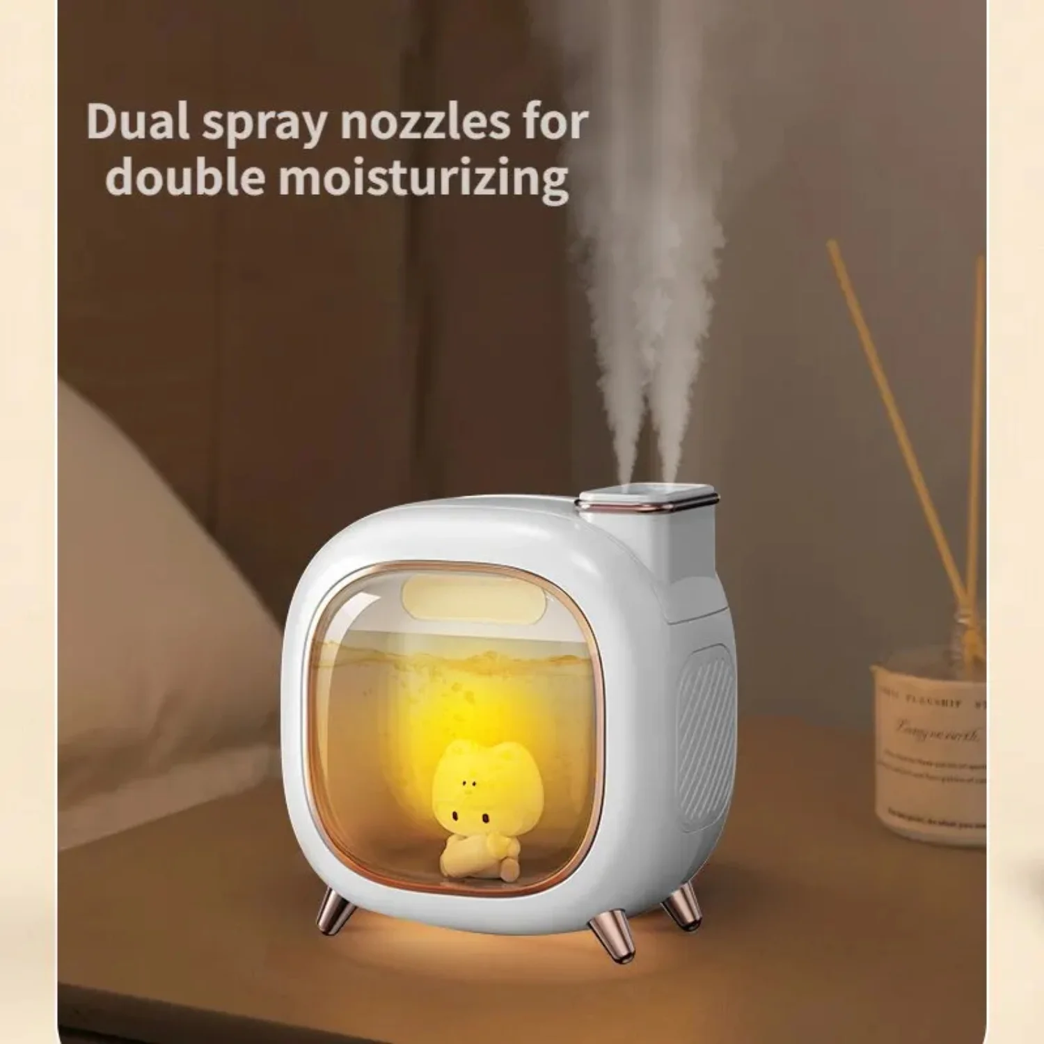 500ML Large Capacity Humidifier USB Rechargeable Battery Air Ultrasonic Humidifying Portable Doll Cute Bedroom
500ML Large Capacity Humidifier USB Rechargeable Battery Air Ultrasonic Humidifying Portable Doll Cute Bedroom