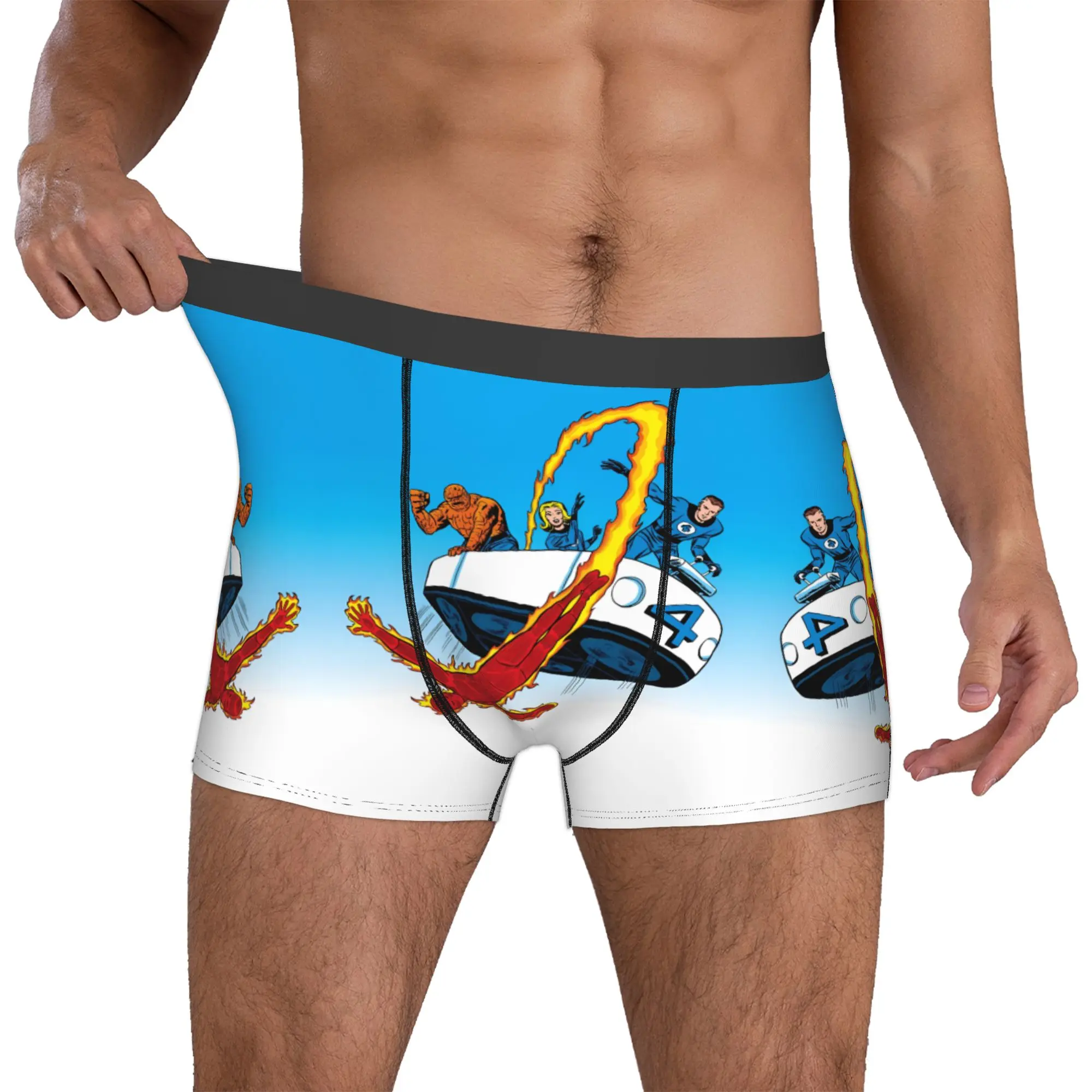 Custom Fantastics Anime Fours Underwear Men Breathable Superhuman Boxer Briefs Shorts Panties Soft Underpants For Male
Custom Fantastics Anime Fours Underwear Men Breathable Superhuman Boxer Briefs Shorts Panties Soft Underpants For Male