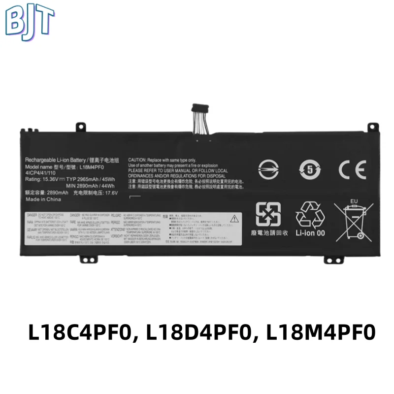 15.36V 45Wh New L18M4PF0 L18D4PF0 L18C4PF0 Laptop Battery For Lenovo ThinkBook 13S 14S 13S-IML 14S-IML 13S-IWL 14S-IWL Series
15.36V 45Wh New L18M4PF0 L18D4PF0 L18C4PF0 Laptop Battery For Lenovo ThinkBook 13S 14S 13S-IML 14S-IML 13S-IWL 14S-IWL Series