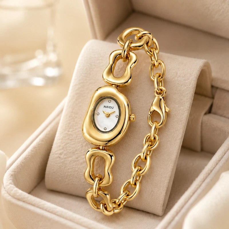 Vintage Irregular Bracelet Watches for Woman Fashion Elegant Cheese Shape Ladies Watch Luxury Women Quartz Watch Zegarek Damski
Vintage Irregular Bracelet Watches for Woman Fashion Elegant Cheese Shape Ladies Watch Luxury Women Quartz Watch Zegarek Damski