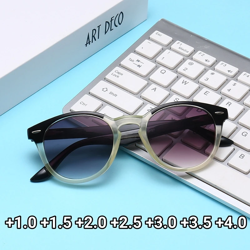 Fashion Unisex Round Reading Sunglasses Women Men Gradient Hyperopia Computer Presbyopia Reading Glasses Diopters +1.0 to +4.0
Fashion Unisex Round Reading Sunglasses Women Men Gradient Hyperopia Computer Presbyopia Reading Glasses Diopters +1.0 to +4.0
