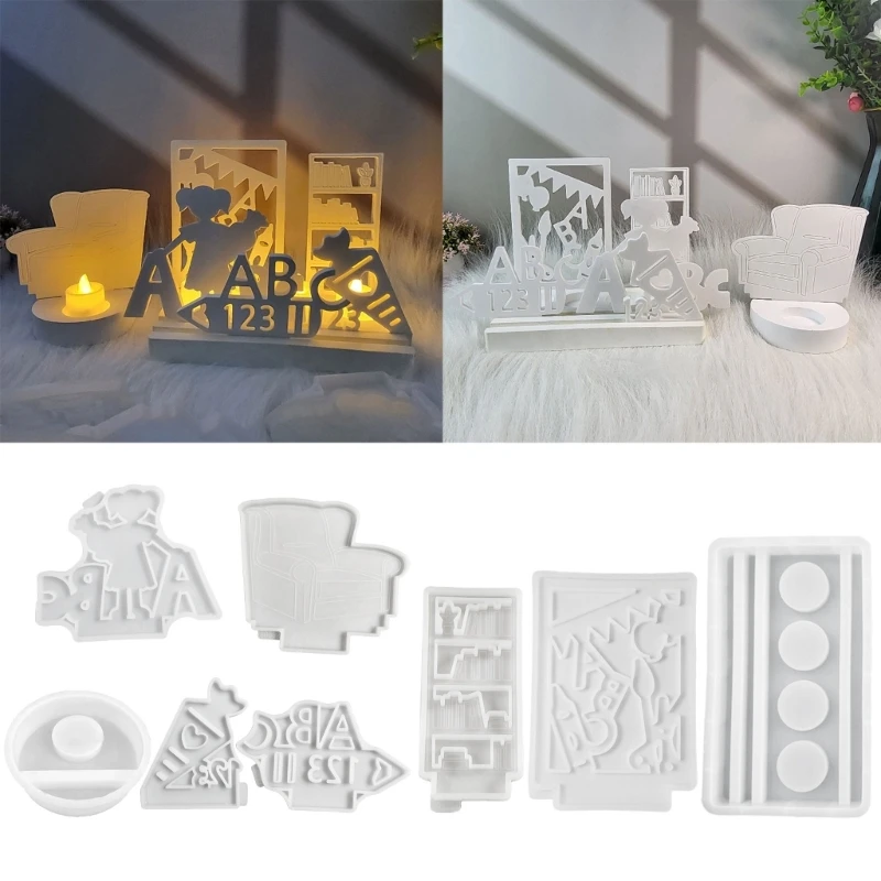 Gypsum Candlestick Silicone Mold Base Mould Studying Girl Holder Molds Ornaments Home Decorations Mould
Gypsum Candlestick Silicone Mold Base Mould Studying Girl Holder Molds Ornaments Home Decorations Mould