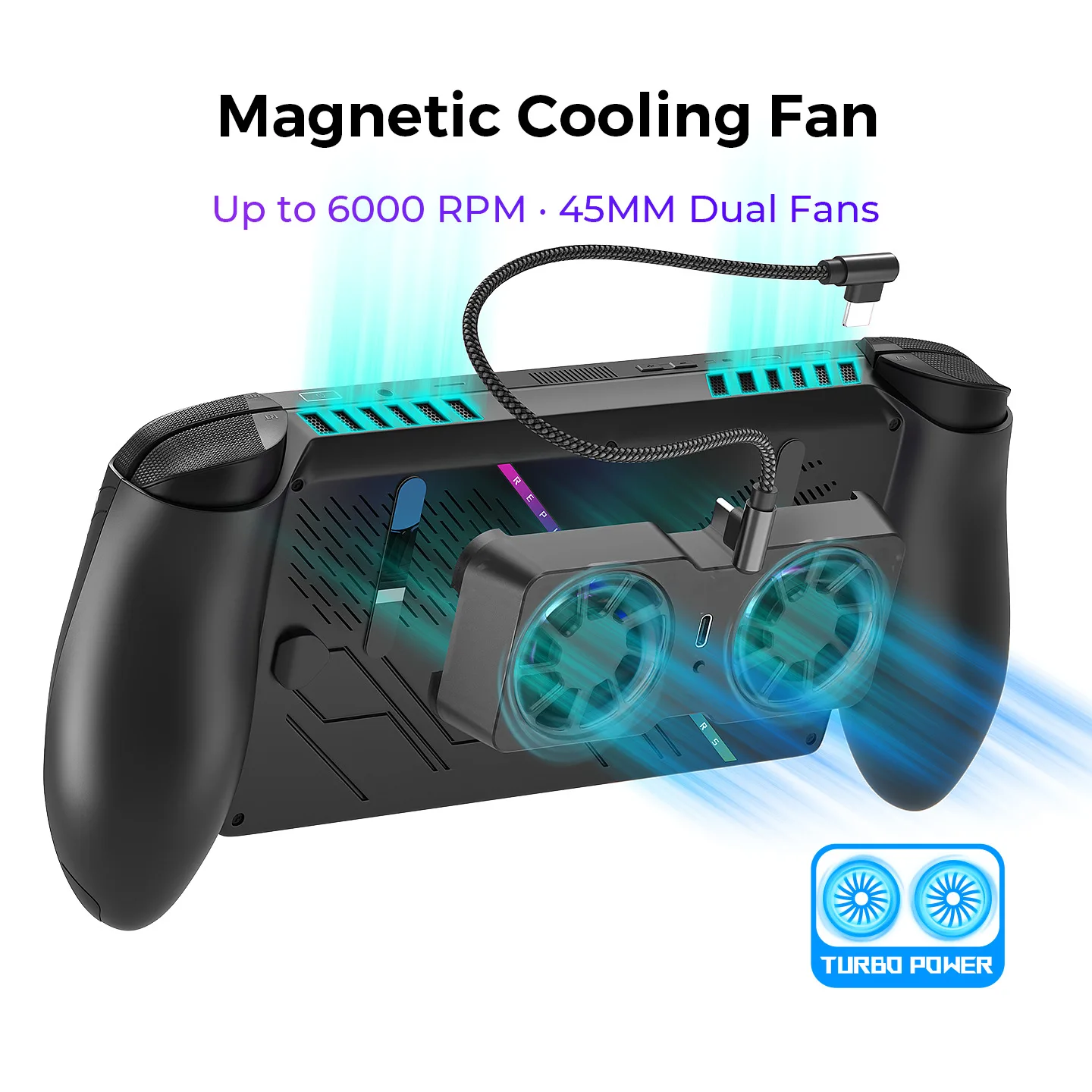 Magnetic Fan Cooler for XBOX ALLY X–Dual Cooling Fans with Adjustable Speeds, Innovative Cooler Compatible with Steam Deck OLED
Magnetic Fan Cooler for XBOX ALLY X–Dual Cooling Fans with Adjustable Speeds, Innovative Cooler Compatible with Steam Deck OLED