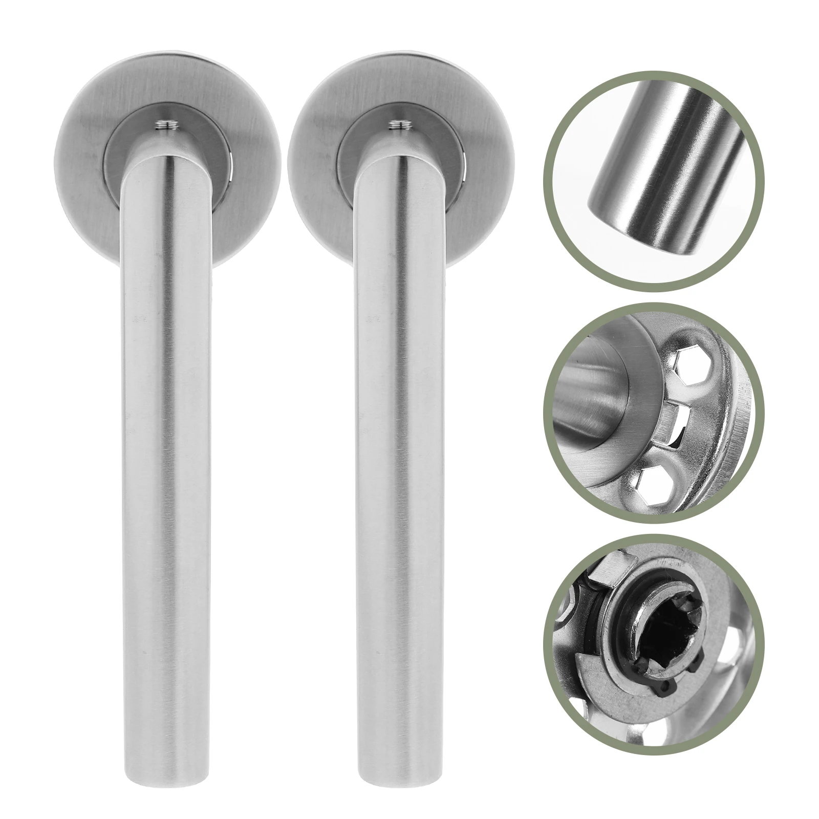 Stainless Steel Door Handle Lock Anti-Theft Mute Lever Lock Heavy Duty European Style Indoor Bathroom Bedroom Balcony Toilet
Stainless Steel Door Handle Lock Anti-Theft Mute Lever Lock Heavy Duty European Style Indoor Bathroom Bedroom Balcony Toilet