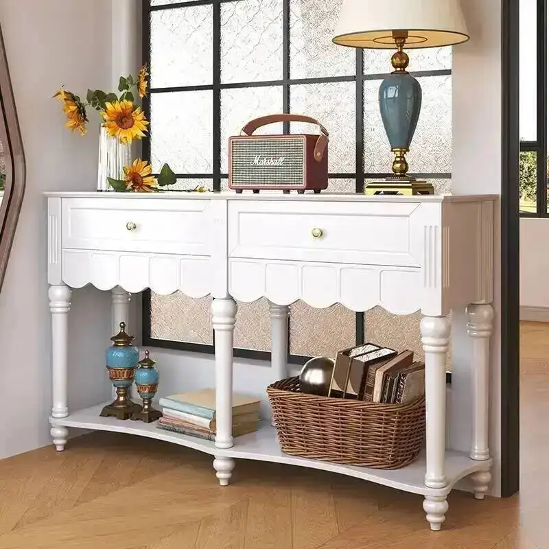 Entrance Simple Modern Console Hall Table Living Room Luxury Trendy Console Table Drawers Storage Wohnzimmer Tisch Furniture
Entrance Simple Modern Console Hall Table Living Room Luxury Trendy Console Table Drawers Storage Wohnzimmer Tisch Furniture