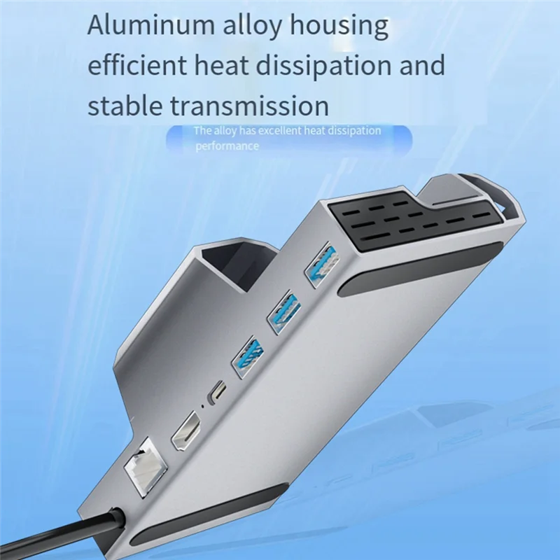 XB-Docking Dock Aluminum Alloy For Steam Deck Dock 6 In 1 USB 3.0HDMI2.0 Compatible 4K@60Hz RJ45 Gigabit Ethernet PD100W Hub
XB-Docking Dock Aluminum Alloy For Steam Deck Dock 6 In 1 USB 3.0HDMI2.0 Compatible 4K@60Hz RJ45 Gigabit Ethernet PD100W Hub