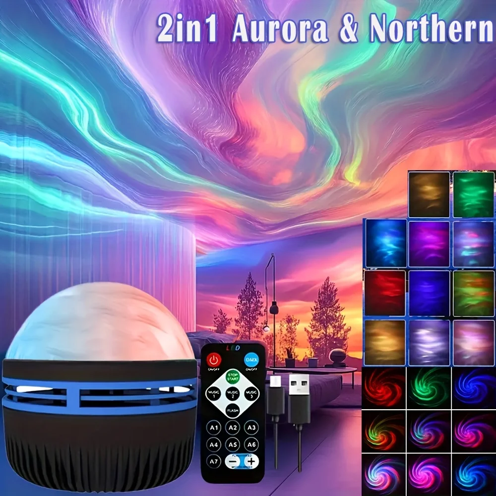 LED Starry Sky Galaxy Projector Light Northern Lights USB 7 Modes Remote Control Auto Rotate For Home Room Party Decor Lamp Gift
LED Starry Sky Galaxy Projector Light Northern Lights USB 7 Modes Remote Control Auto Rotate For Home Room Party Decor Lamp Gift