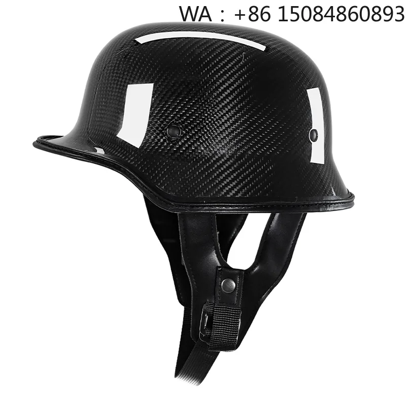 Unisex vintage Carbon fiber material half face helmet, high quality retro styling, DOT certified durable street motorcycle ridin
Unisex vintage Carbon fiber material half face helmet, high quality retro styling, DOT certified durable street motorcycle ridin