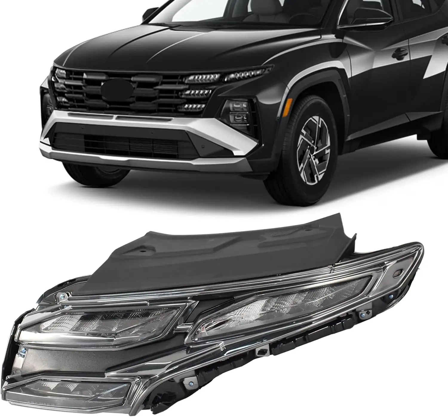 1pcs Daytime Running Light Compatible with 2025 Hyundai Tucson DRL Upper Turn Signal Driving Lamp Left or Right Side
1pcs Daytime Running Light Compatible with 2025 Hyundai Tucson DRL Upper Turn Signal Driving Lamp Left or Right Side