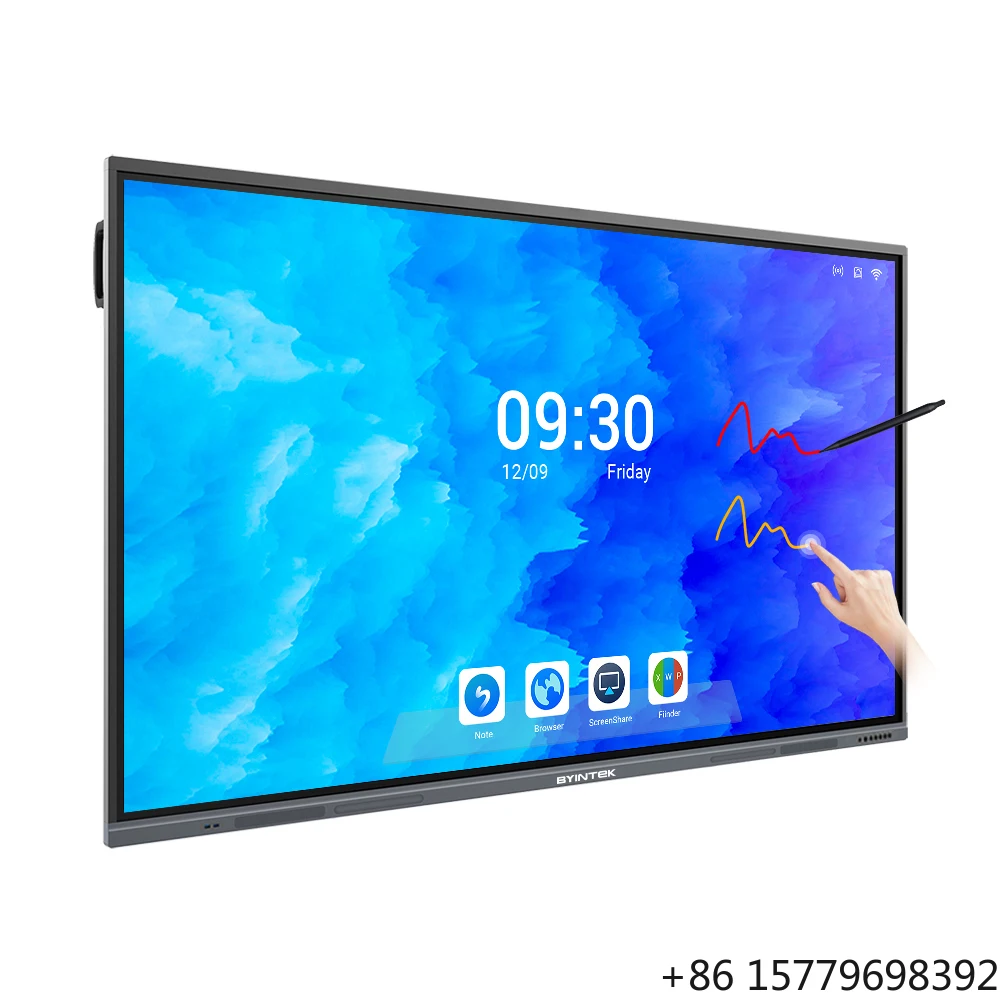 2023 New Smart Interactive Board for Education, 4K Interactive Flat Panel White Board
2023 New Smart Interactive Board for Education, 4K Interactive Flat Panel White Board