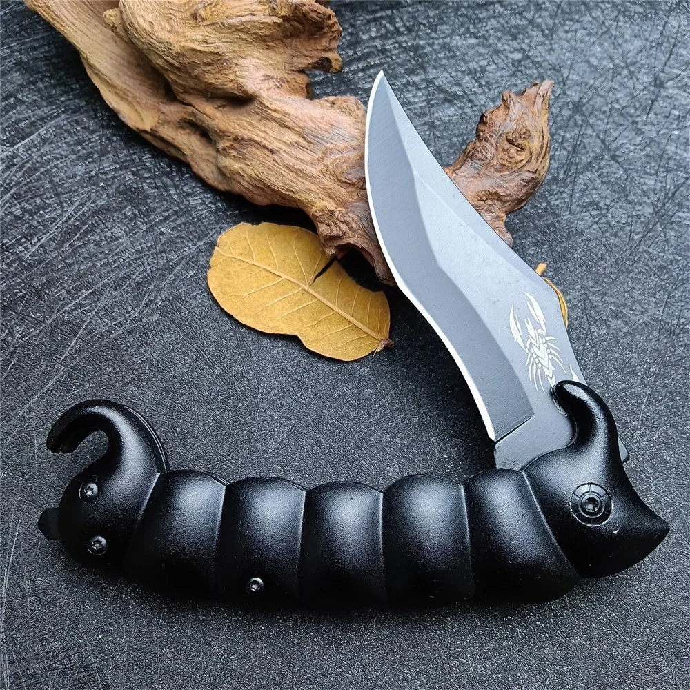 Tactical Scorpion Shaped Flipper Folding Knife Aluminum Alloy Handle Outdoor Hunting Survival Camping Knives Pocket EDC Tools
Tactical Scorpion Shaped Flipper Folding Knife Aluminum Alloy Handle Outdoor Hunting Survival Camping Knives Pocket EDC Tools