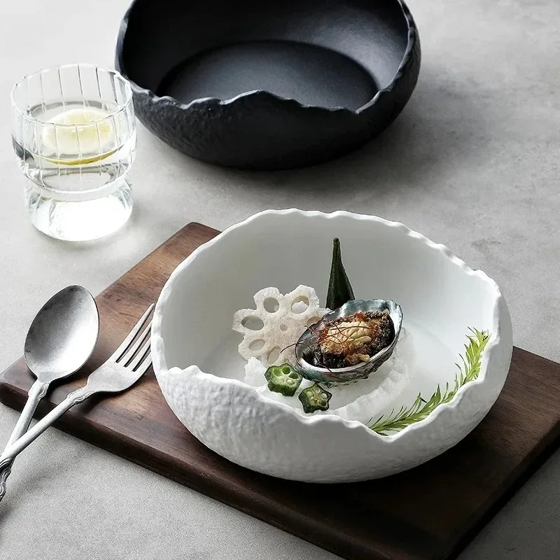 Premium Ceramic Soup Bowls Dessert Yogurt Bowls Creative Cold Dish Bowls for Hotel Molecular Gastronomy
Premium Ceramic Soup Bowls Dessert Yogurt Bowls Creative Cold Dish Bowls for Hotel Molecular Gastronomy