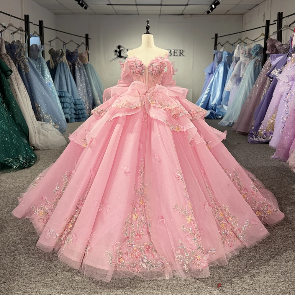Quinceanera Dress Customized Dazzling Off Shoulder Ball Gown For 15 16 Girls Beautiful Evening Wear vestidos de 15 quinceañeras
Quinceanera Dress Customized Dazzling Off Shoulder Ball Gown For 15 16 Girls Beautiful Evening Wear vestidos de 15 quinceañeras