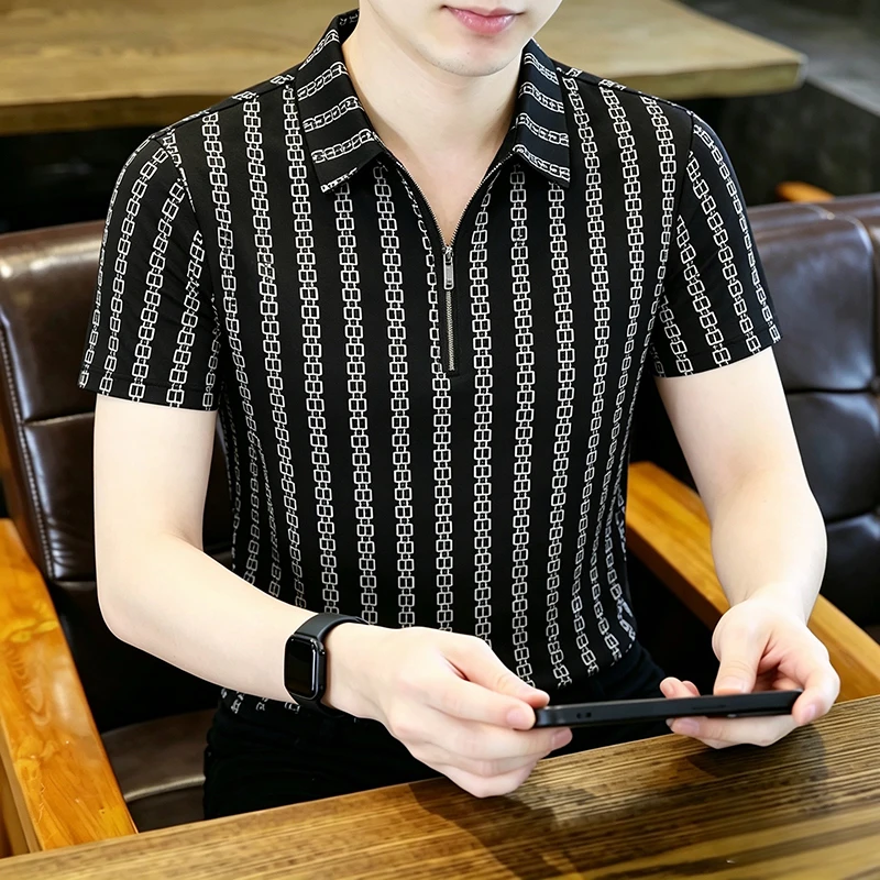 2026 Summer New Style Men's Cool and Breathable Half-Zip Collar Polo Shirt Short Sleeve
2026 Summer New Style Men's Cool and Breathable Half-Zip Collar Polo Shirt Short Sleeve