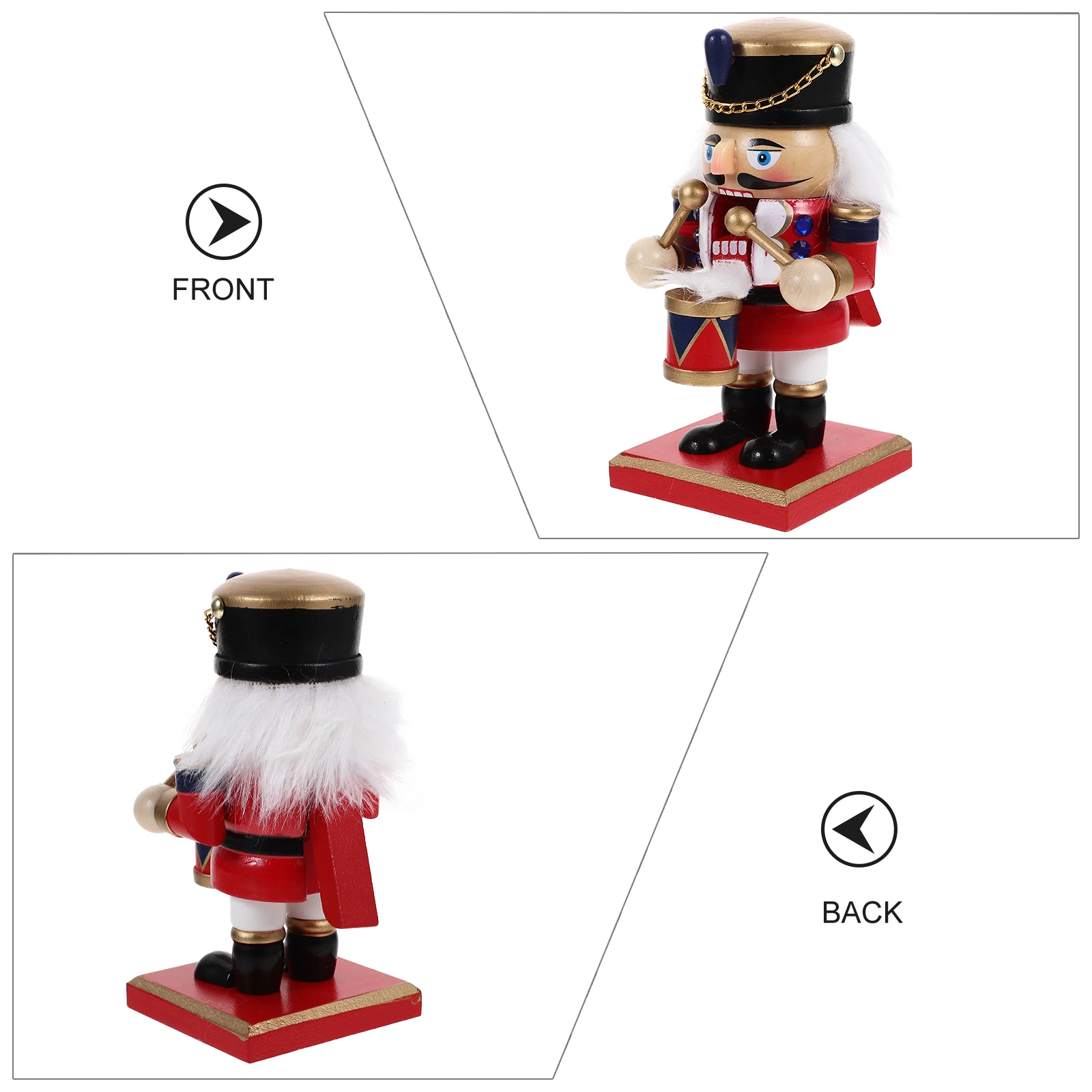 Wooden Christmas Statue Holiday Decoration Xmas Party Ornament Craft Nutcracker Soldier Festival Home Mantel Shelves Decorative 
Wooden Christmas Statue Holiday Decoration Xmas Party Ornament Craft Nutcracker Soldier Festival Home Mantel Shelves Decorative