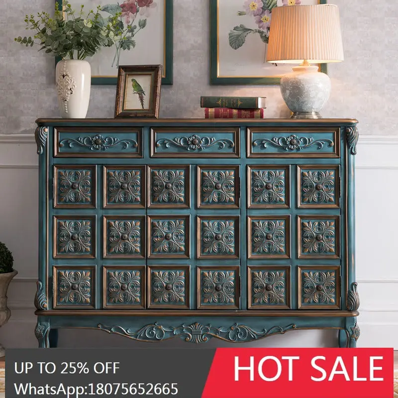 MJY European Style Shoe Cabinet Solid Wood American Style Entrance Hallway Storage Sideboard Vintage
MJY European Style Shoe Cabinet Solid Wood American Style Entrance Hallway Storage Sideboard Vintage