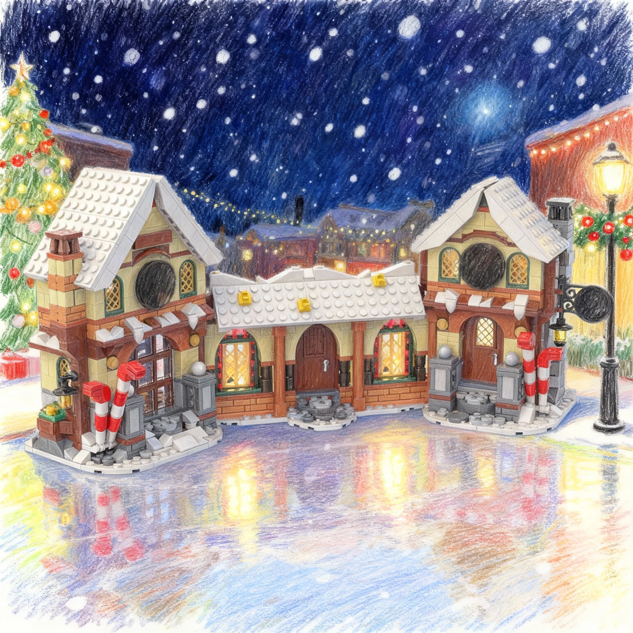 1018pcs MOC Santa S Extended Workshop Seasonal Festival Creator Model Building Blocks Construction Festival Gifts Toy Idea
1018pcs MOC Santa S Extended Workshop Seasonal Festival Creator Model Building Blocks Construction Festival Gifts Toy Idea