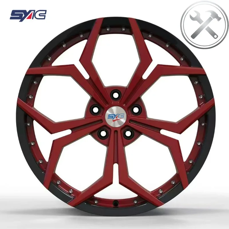 18-22 Inch Racing 2-Piece New Design Custom Forged 6061 Aluminum Alloy Wheel Hub Rims
18-22 Inch Racing 2-Piece New Design Custom Forged 6061 Aluminum Alloy Wheel Hub Rims